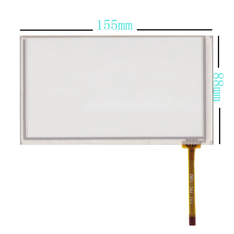 155x88 Transparent Glass 4 Wire Resistive 6.2 Touch Screen Panel - Buy ...