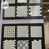 Chinese Factory Hot Sale marble mosaic stone floor rug art tiles modular prefab homes