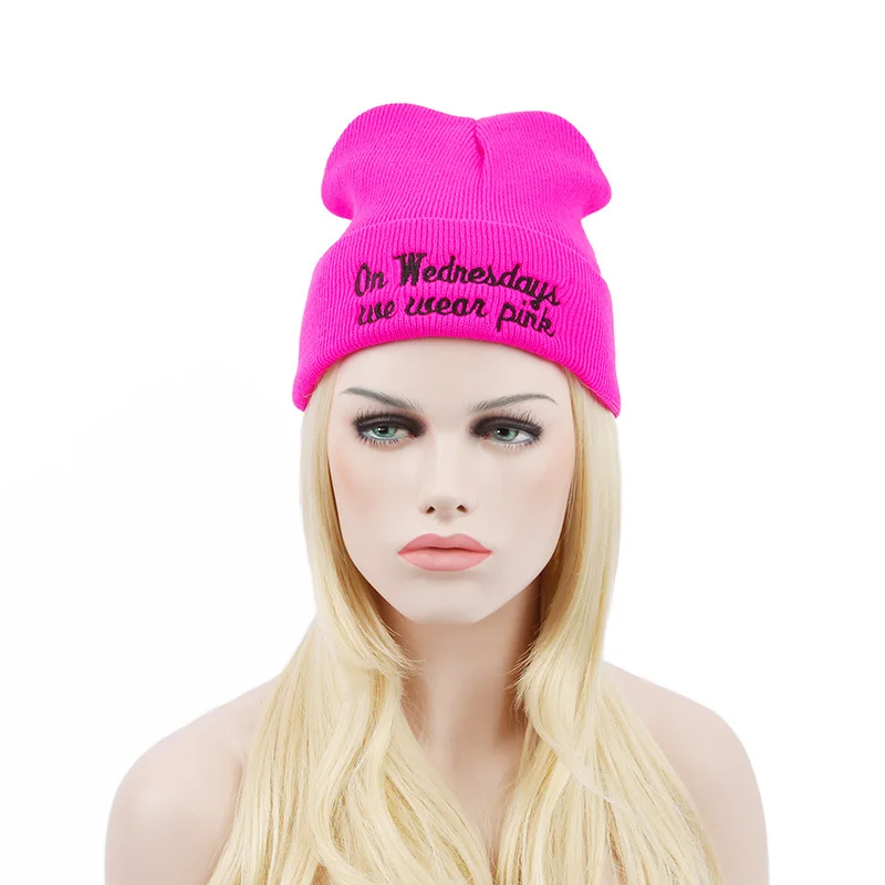 MJ-Young Warm Winter Hat Knitted Cotton Skull Cap Beanies Women Casual Baggy Bonnet Ladies Solid Beanies