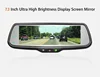 7.3" TFT LCD Rear View Mirror HD Monitor car security system Car Reverse Rear View Mirror+Night Vision Backup Camera