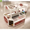 Chic shopping mall chocolate display stand wooden candy store display cases design
