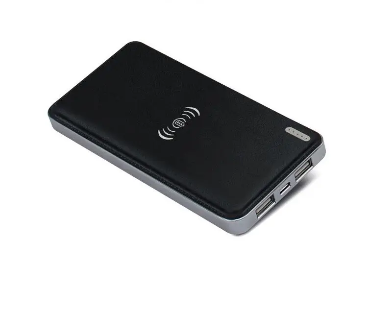 Portable Qi Wireless Power Bank For Smartphone Charger Pad External Battery Charger Power Bank For Cell Phone