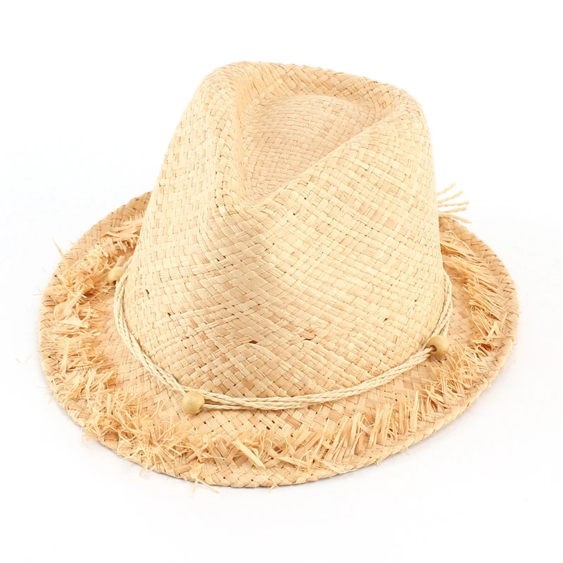 mens small brim straw hats