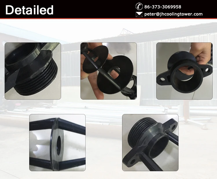 Three Splash Type of Spray Nozzle For Cooling Tower With ABS Material