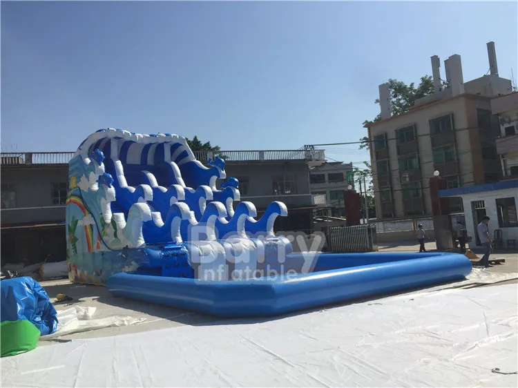 wave sea world theme inflatable water park
