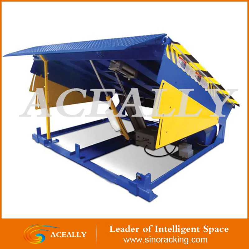 Perfect performance portable forklift mobile steel container loading dock ramps