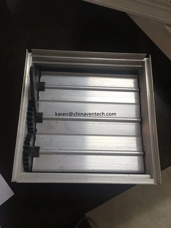 Air Conditioning Parts Obd Aluminium Steel Opposed Blades Damper 4 Way
