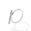 Wholesale Unique Wave Design Shiny 925 Sterling Silver Woman Finger Ring For Wedding