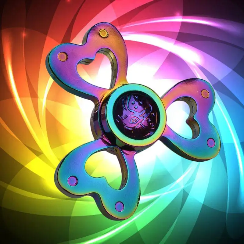 Wholesale Stainless Steel Carbon Fiber Finger Fidget Spinner Rings Toy