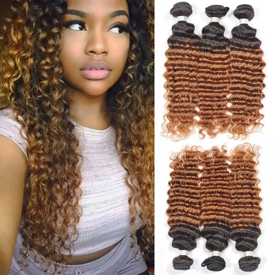 Cheap Ombre Deep Curly Hair Find Ombre Deep Curly Hair