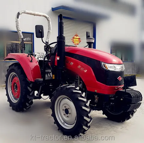 TS504 الزراعية 4wd 50 hp حديقة جرار مع تبسيط محرك هود