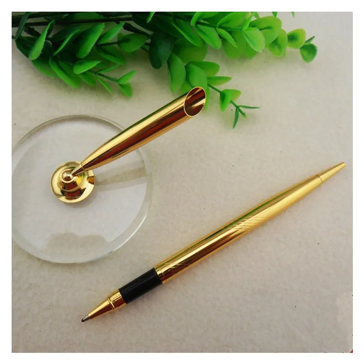 Promotional Golden Table Pen Bank Counter Pen Buy Table Pen,Counter