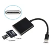 SD Card Reader Adapter Camera Card Viewer Reader Compatible with iPhone iPad Keyboard Controller