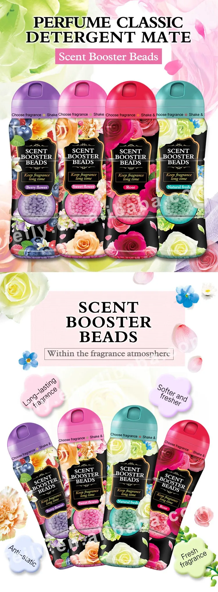 Long Fragrance Fabric Laundry Detergent Softener Scent Booster Beads