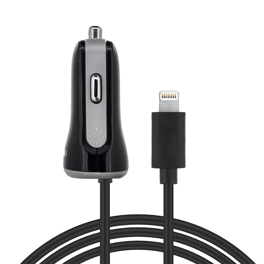 Bsci Approved Factory Oem Mfi Car Charger With Cable For Iphone Buy