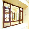 180 Degree Aluminum Window 4 Panels Casement Windows