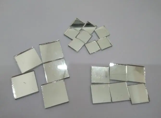 Silver and gold glass mirror glass mosaic craft tiles