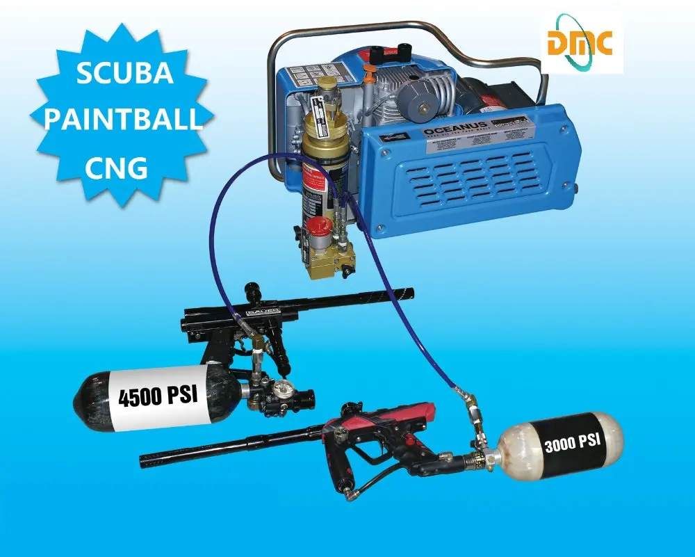 High Pressure Compressor Pump With Scuba Tank,300 Bar 4500 Psi For