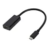 Factory direct black plastic Type-C to hdmi cable USB 3.1to hdmi converter cable small shell