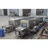 Automatic passing type plastic container cleaning machine