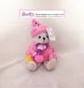 Placom Wholesale Cheap Stuffed Favorite Soft Bear Plush Cute Bear in Winter Toy with Hat