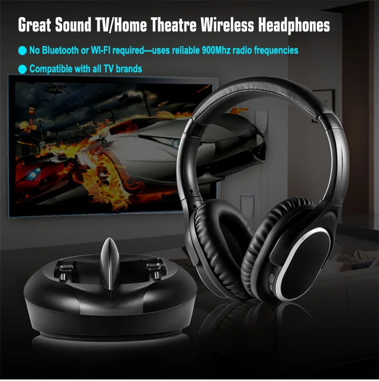 Wholesale 2.4ghz Best Tv Headphone Yh998 With Dock,Wireless Headphone For Tv Over Ear Soft Buy