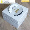 High Quality Paper Cake Box With Handle, Custom Clear Plastic Macarons Box, Wedding Candy Box