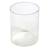 clear acrylic round cylinder display riser stands for display