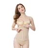 6 Row Hooks Buckle Women Waist Trainer Vest Mesh Body Shaper Top Shapewear Slim Corset Large Size Weigh Loss Girdle SL092