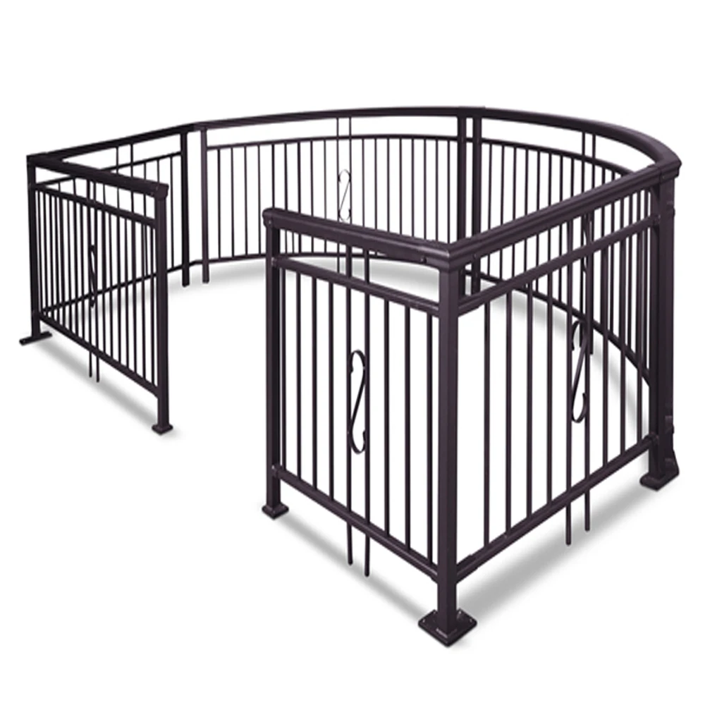 Safety Steel Fence,Round Galvanized Metal Fence Posts,Road Fence Design