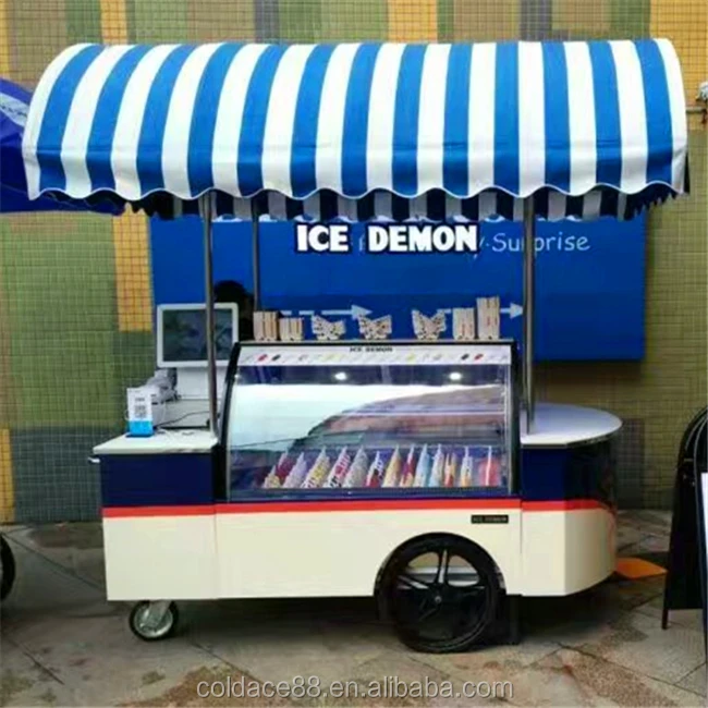 Electric Popsicle Ice Cream Van Freezer With Customized Exteriors Buy