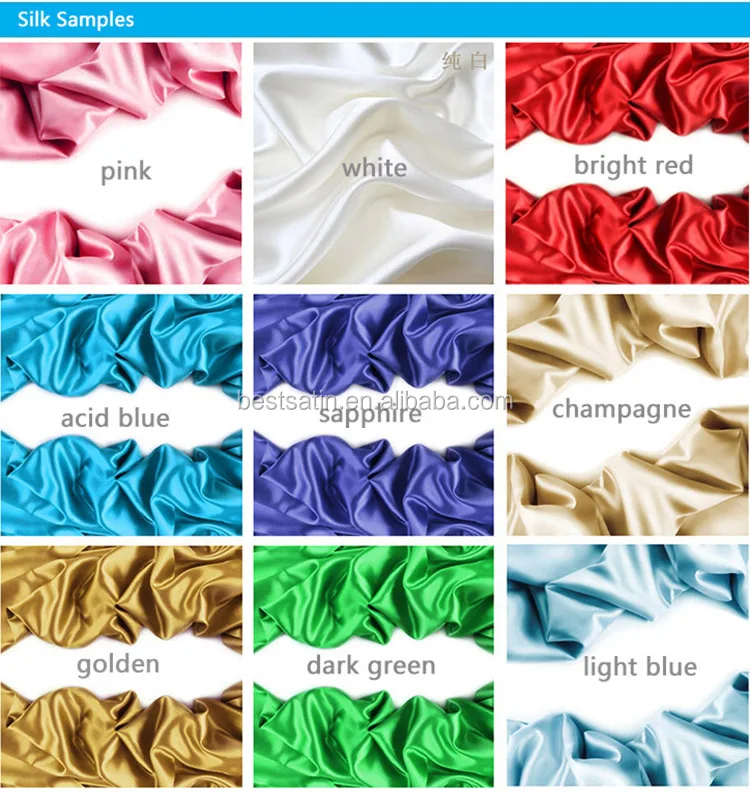 Factory Direct Sale Italian Silk Fabric/korean Silk Fabric/french Silk