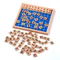 Family Version Montessori Baby Toy Hundred Board Math for Children Learning Education Wooden Kids Toys Brinquedos