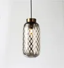 Glass Lamp Industrial Hanging Pendant Glass Material Cage Vintage Lights