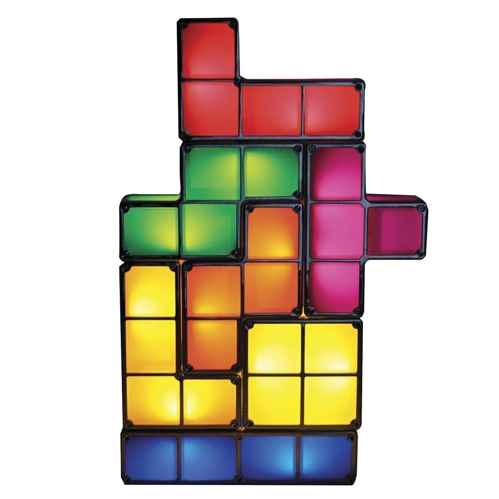 Buy Tetris Light 7 Tetris Pieces Constructible Retro Game Style Three Dimensional Stackable Puzzle Led Desk Lamp In Cheap Price On Alibaba Com