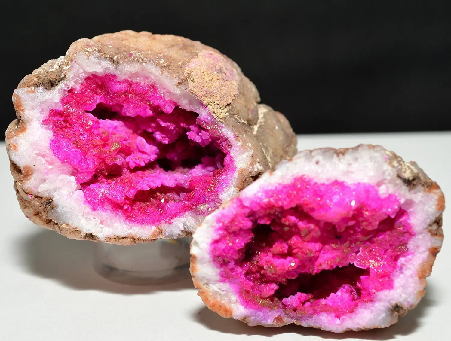 geode rose quartz