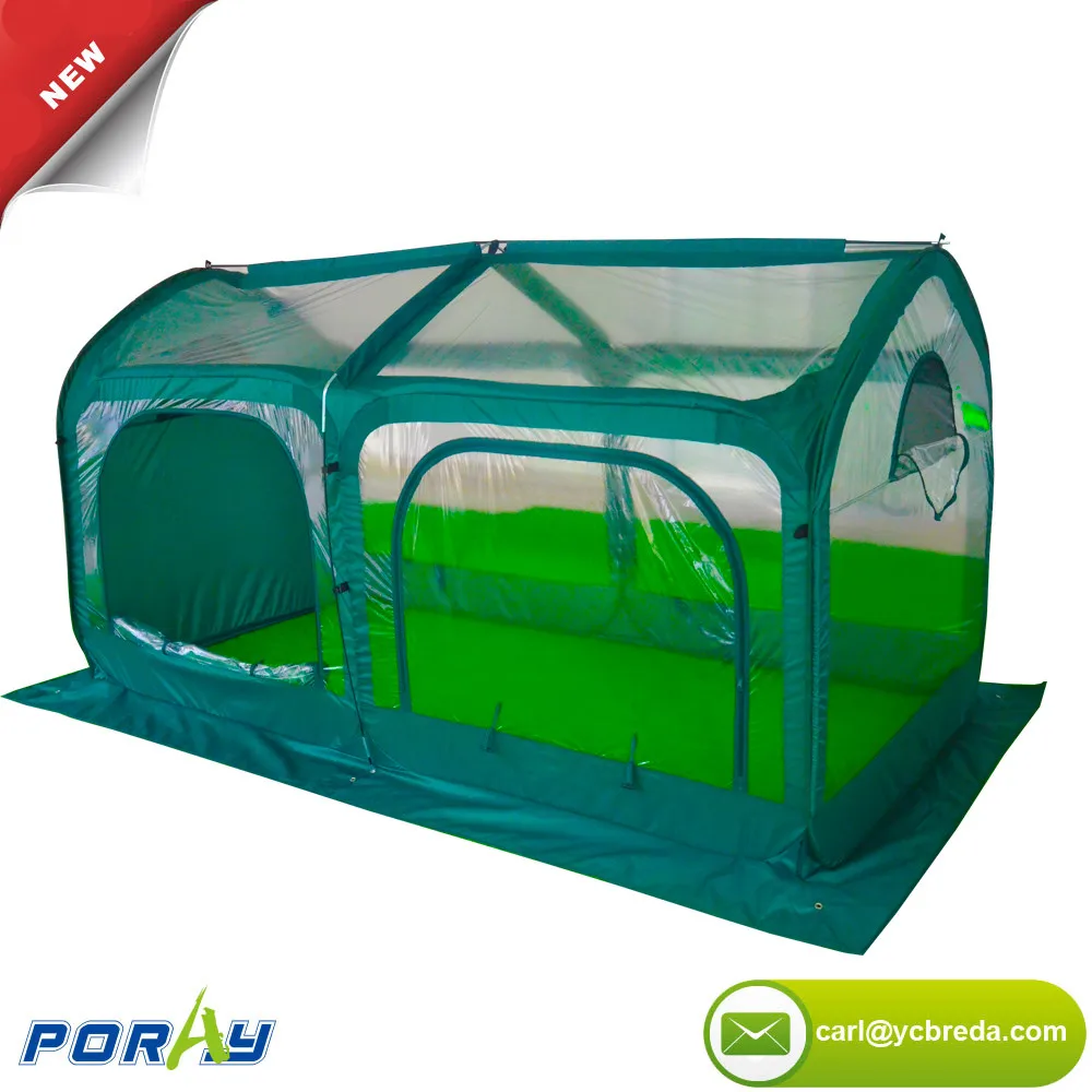 Pop Up Tunnel Greenhouse Cold And Frost Protection Fabric Cave Shed