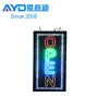 Wall Mounted Wholesale Bright Sign Board LED Open Sign With UL/CE Certificate Power Supply