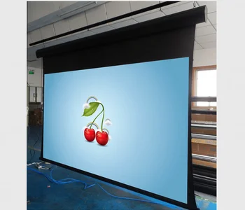 Ceiling Wall Mount Motorized Tab Tensioned Projection Screen