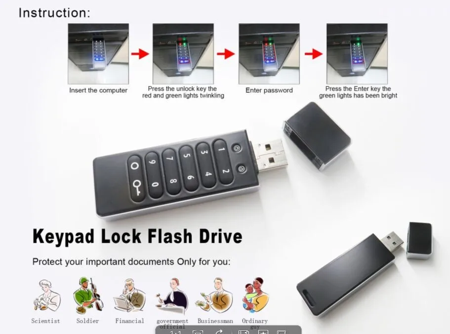 password flash drive