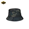 Dark camo cotton bucket hats / camping outdoor caps hats