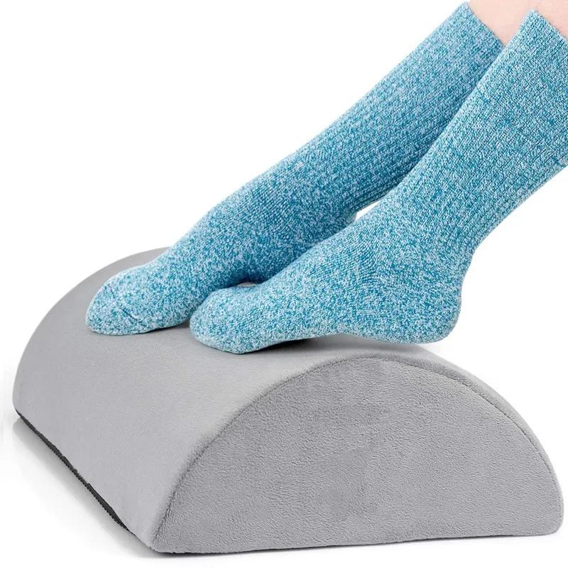 Office Foot Rest Cushion Under Desk Ergonomic Footrest Pillow Memory