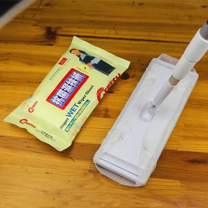 One Time Using Cleaning Wipes Floor Cleaning Disposable Microfiber Mop