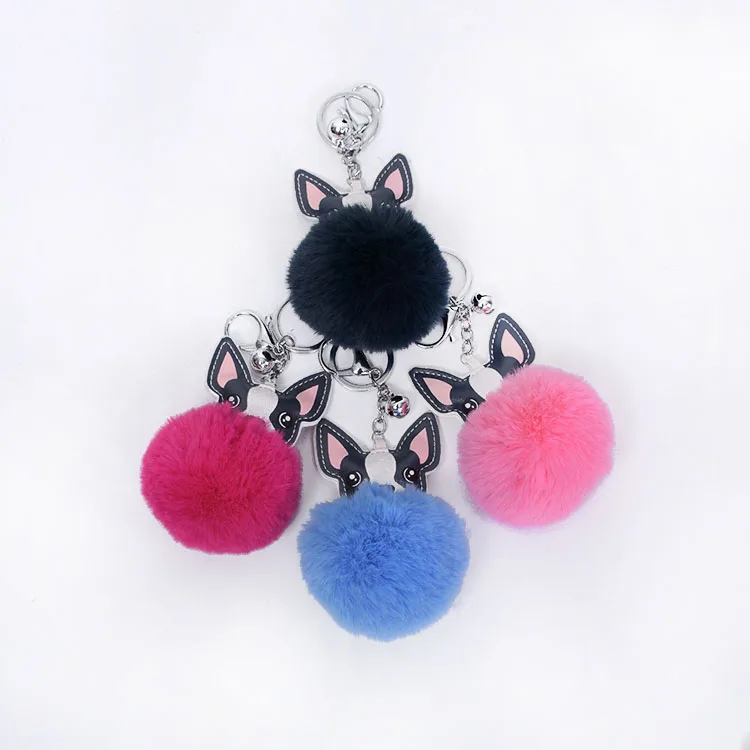 Yongze best selling ear ball items fur ball fashion craft keychainDSC_0100.JPG