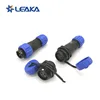 Industrial Threaded Plastic connector male female SP1110 SP1112 plug and socket Weipu ip68 waterproof sp connector
