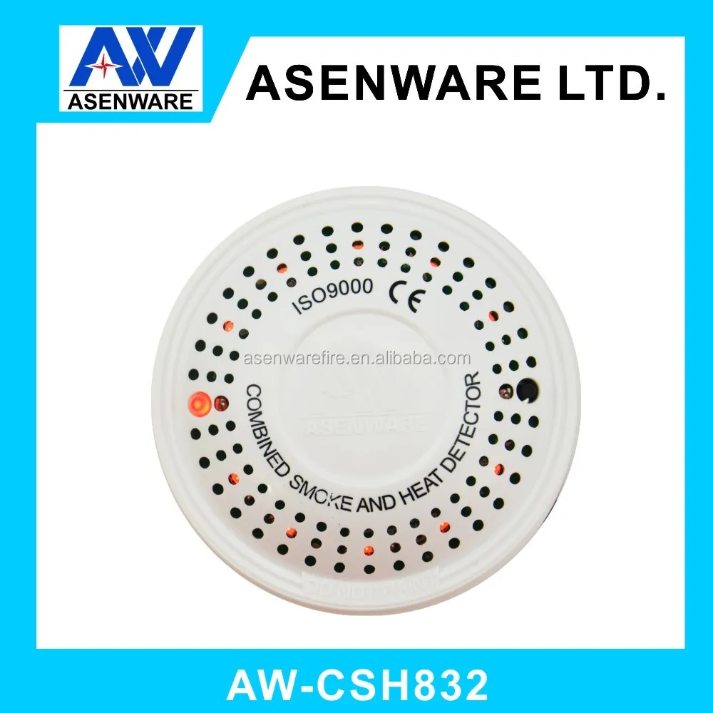 2 Wire Conventional Smoke And Heat Combined Alarm & Intelligent Multi Sensor, Compatible for Most Conventional Fire Alarm Panel