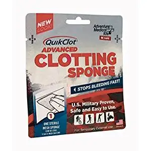 AMK Quickclot Clotting Sponge 1 X 25G 5020-0019 - PACK OF 2