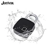 New Products Portable black bike small zinc alloy thin number finger print combination transparent practice lockout padlock