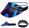 custom plastic sun visor cap sports visor cap wholesale for Mirror Color
