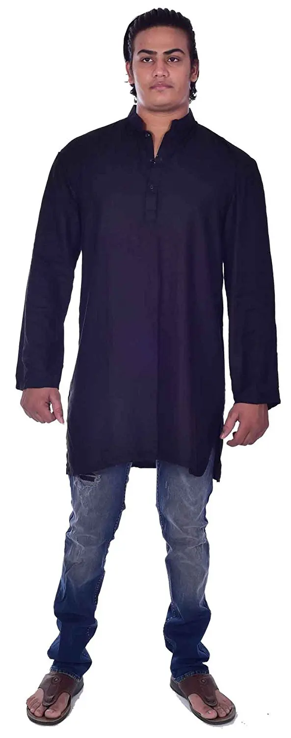 Lakkar Haveli Indian 100/% Cotton Yellow Color Jacket Men Outwear Ethnic Coat Oversize Elephant Print Plus Size